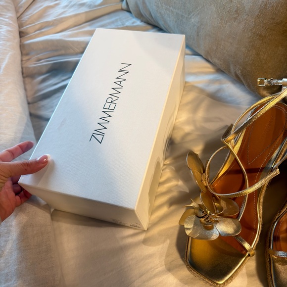 Zimmerman orchid wedge/ never worn - Picture 6 of 6